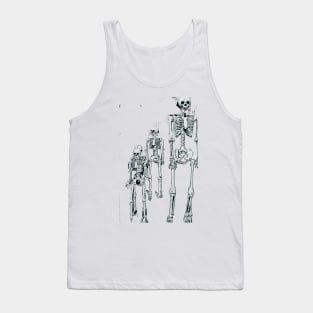 3 skeletons bywhacky Tank Top